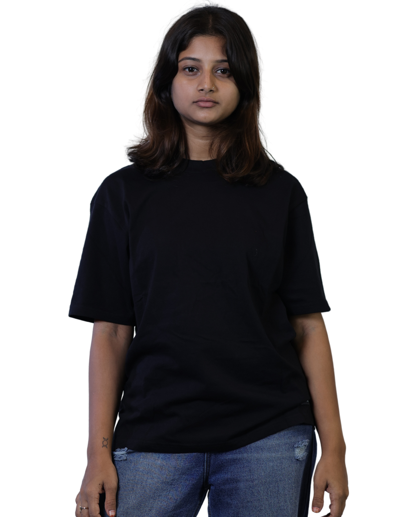 Women’s Oversized Black T-Shirt