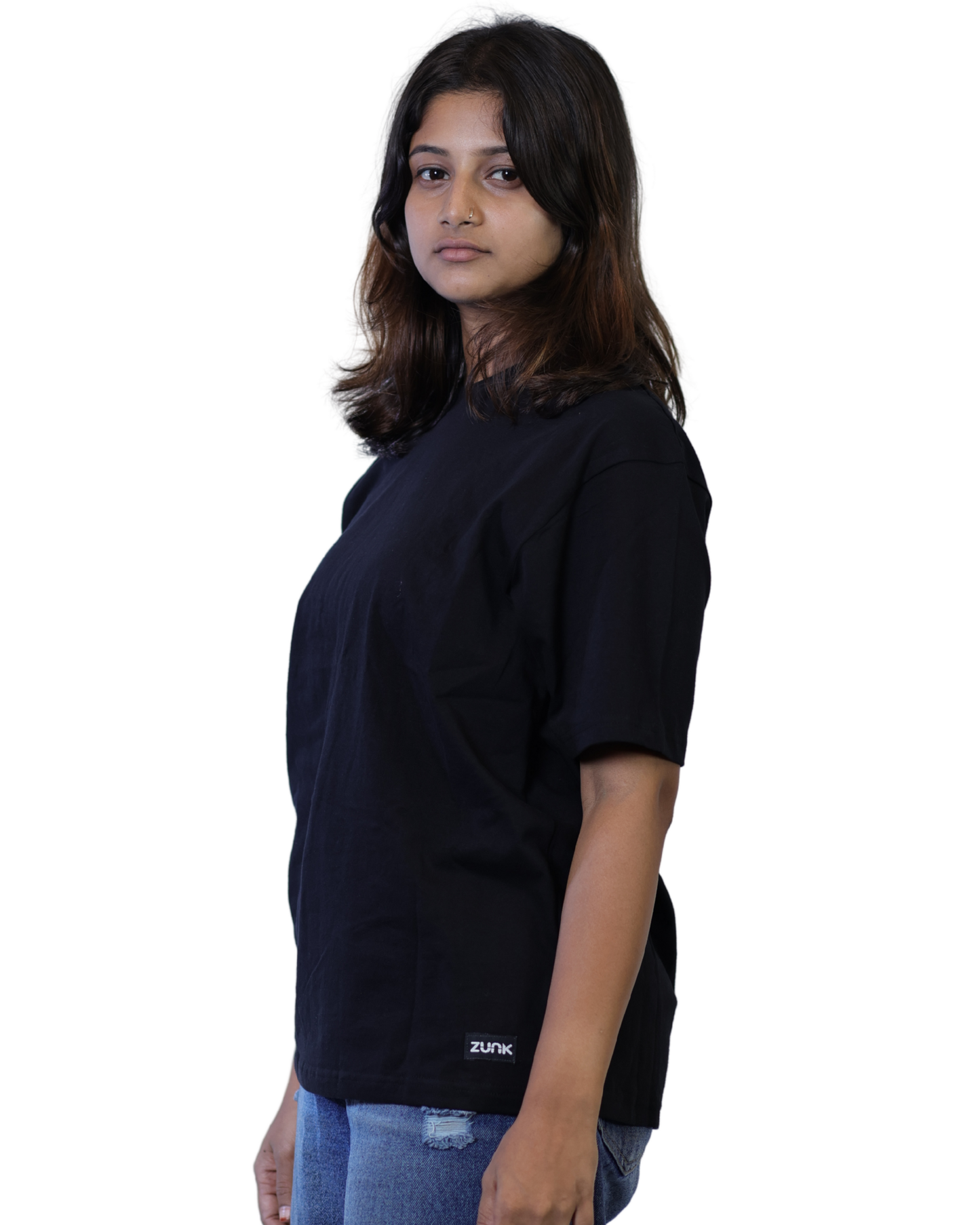 Women’s Oversized Black T-Shirt