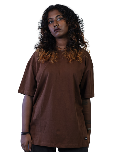 Women’s Oversized Brown T-Shirt
