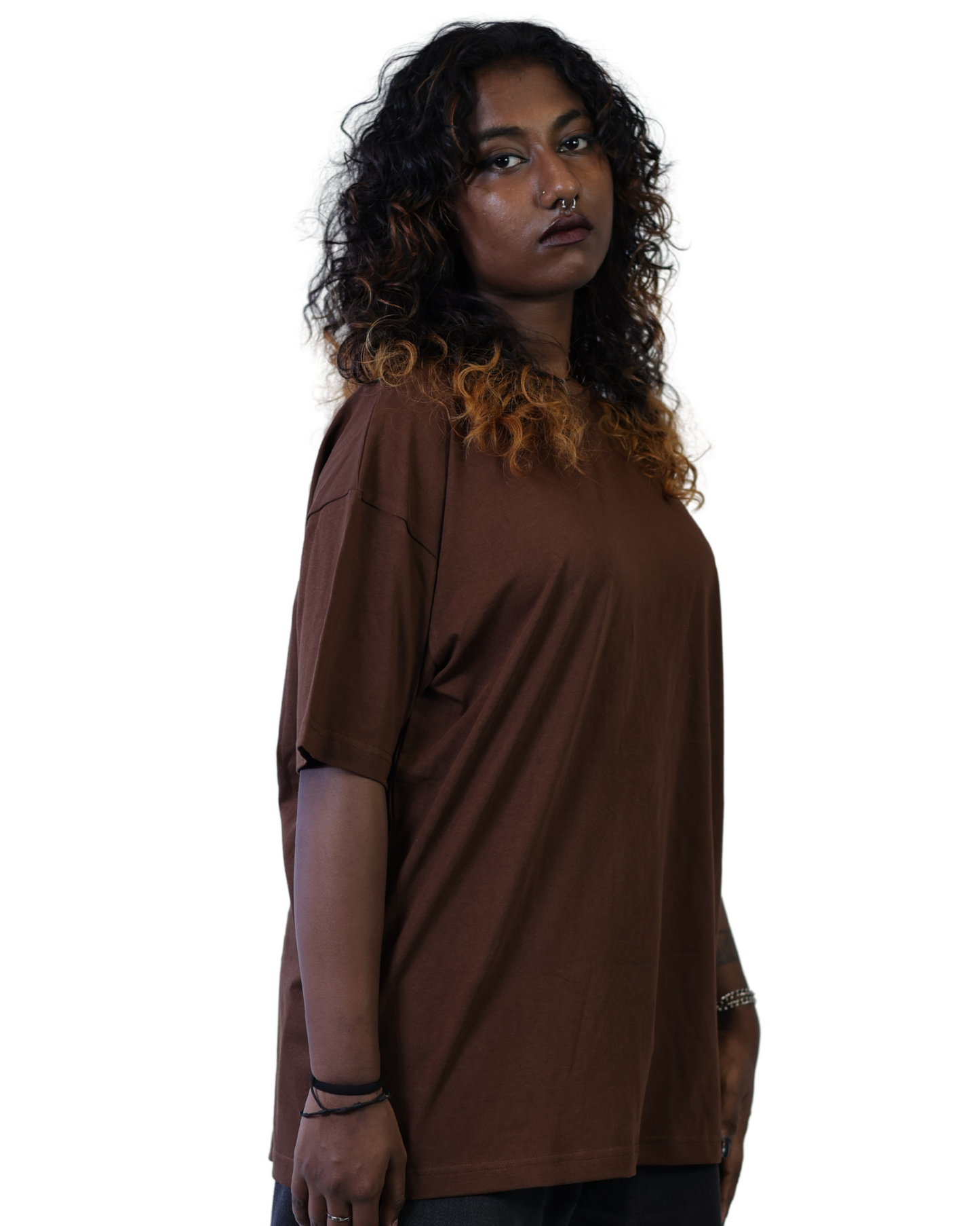 Women’s Oversized Brown T-Shirt