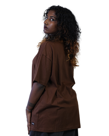 Women’s Oversized Brown T-Shirt